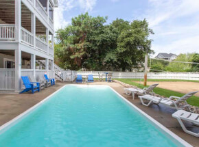 The pool at 