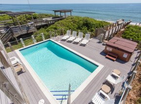 The pool at WILD HORSES