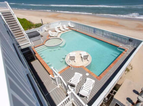 The pool at MOON SHADOW