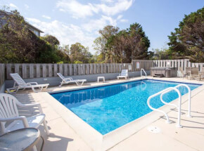 The pool at IT'S ABOUT TIME