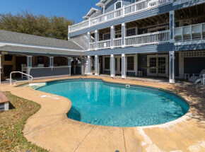 The pool at 