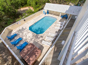 The pool at 