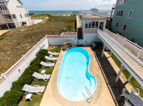 The pool at BEACH PALACE