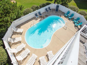 The pool at SEA ESCAPE