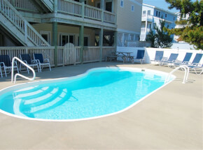 The pool at 