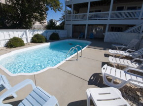 The pool at DUCK ODYSSEY