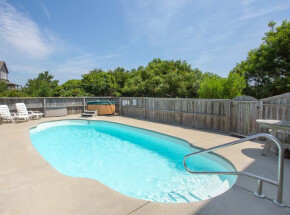 The pool at CAPE MAYE