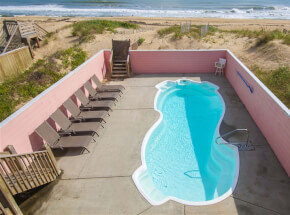 The pool at 