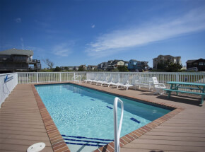 The pool at 