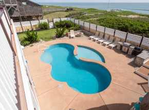 The pool at 