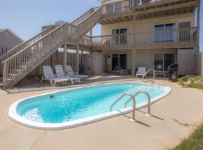 The pool at NEPTUNE'S SECRET
