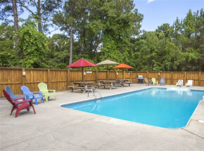The pool at 