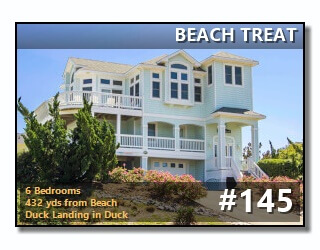Click to View More Information For Outer Banks Vacation Rental #145, TOP DUCK
