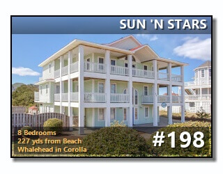 Click to View More Information For Outer Banks Vacation Rental #198, SUN 'N STARS