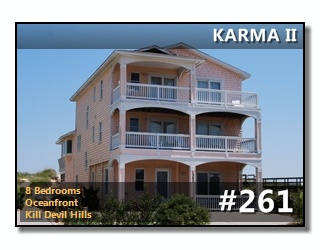Click to View More Information For Outer Banks Vacation Rental #261, KARMA II