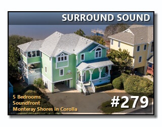SURROUND SOUND Vacation Rental in COROLLA photos