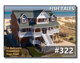 Click to View More Information For Outer Banks Vacation Rental #322, FISH TALES