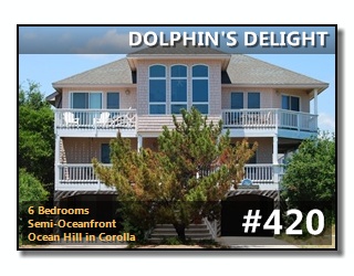 DOLPHIN'S DELIGHT Vacation Rental in COROLLA photos