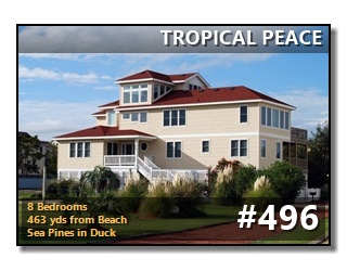 TROPICAL PEACE Vacation Rental in DUCK photos