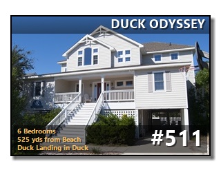 Click to View More Information For Outer Banks Vacation Rental #511, DUCK ODYSSEY
