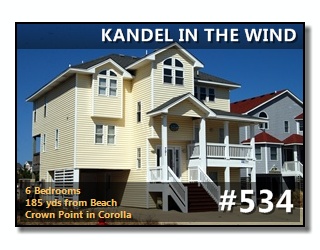 KANDEL IN THE WIND Vacation Rental in COROLLA photos