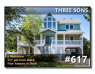 THREE SONS Vacation Rental in DUCK photos