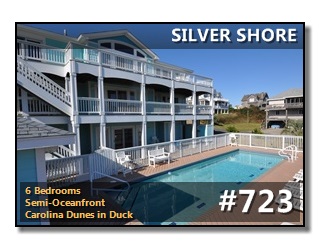 Click to View More Information For Outer Banks Vacation Rental #723, SILVER SHORE