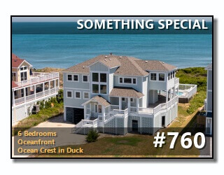 Click to View More Information For Outer Banks Vacation Rental #760, SOMETHING SPECIAL