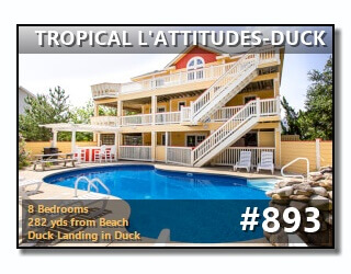 TROPICAL L'ATTITUDES-DUCK Vacation Rental in DUCK photos