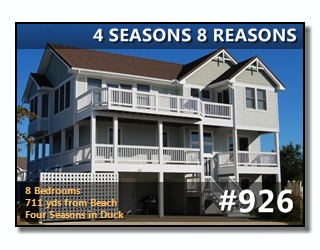 4 SEASONS 8 REASONS Vacation Rental in DUCK photos