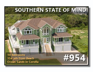 Click to View More Information For Outer Banks Vacation Rental #954, COASTAL DALLIANCE