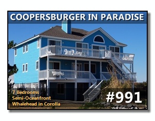 COOPERSBURGER IN PARADISE Vacation Rental in COROLLA photos
