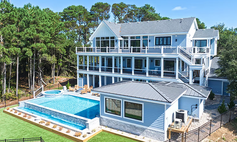 Outer Banks Rental with Pool on Soundfront