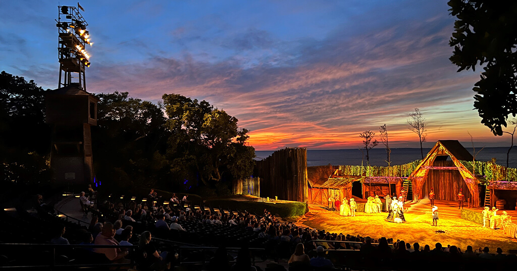 The Waterside Theater on the Outer Banks