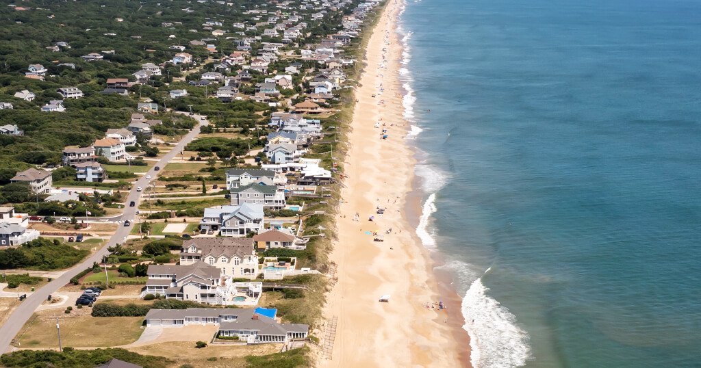 Outer Banks from above