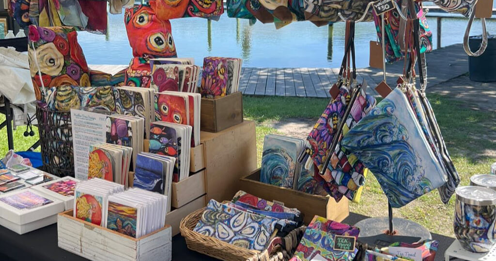 Christmas craft village in Corolla on the Outer Banks