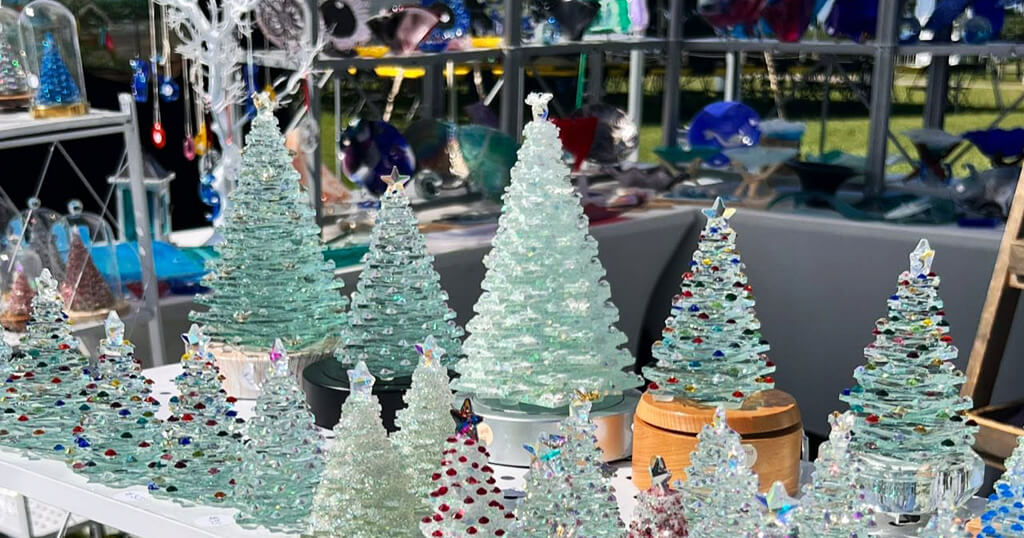 Christmas craft village in Corolla, NC
