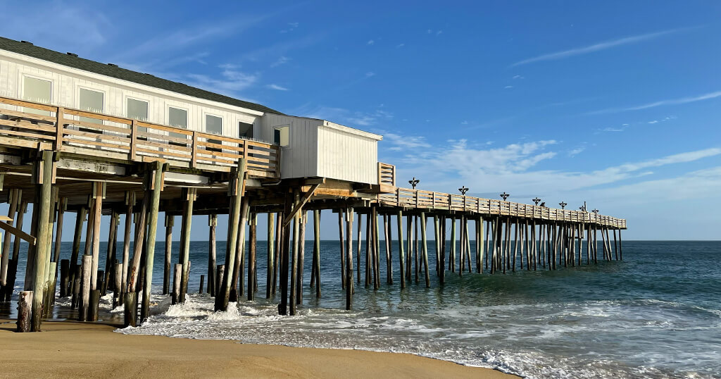 OBX Art Festival next to Kitty Hawk Pier